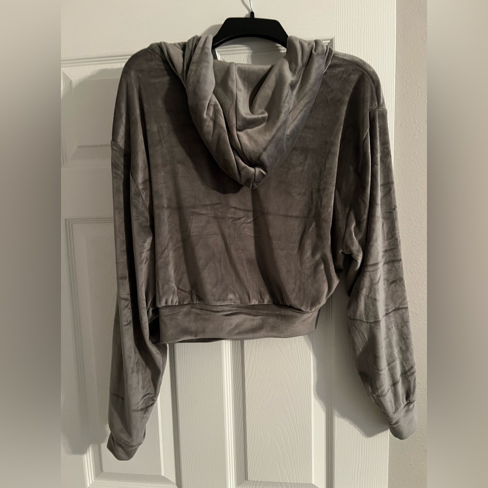 SKIMS Gray Zip-Up Jacket - Picture 2 of 5